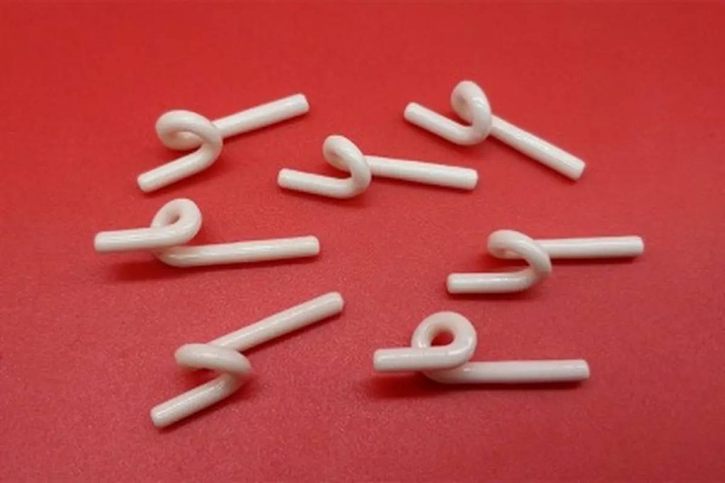 Textile ceramic components